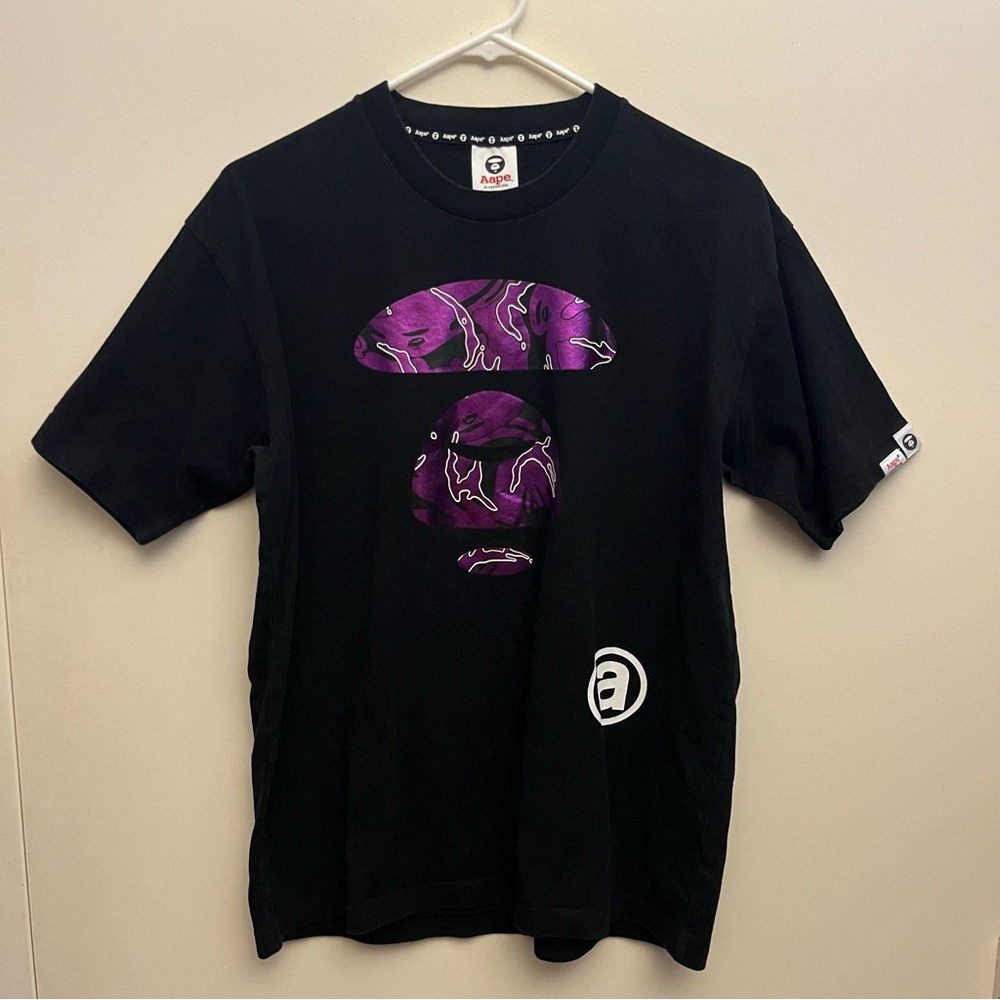 Aape Color Camo Face T-Shirt Size S